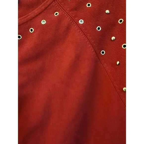 Women's Radzoli Zip Up Studded Cardigan L - Picture 2 of 3